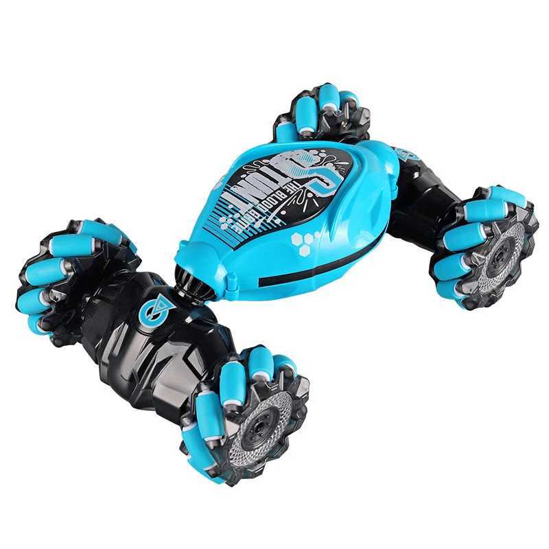 1 16 RC Car with LED Light Gesture Induction Deformation Twist 360 Rotating Climbing Car Remote Control Car Boy Toys GiftXJ241221
