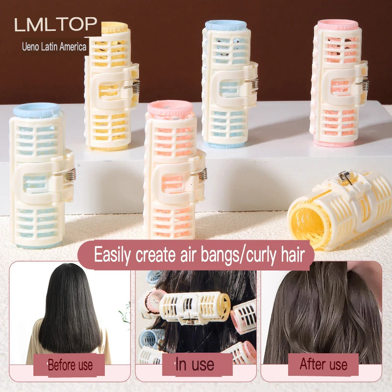 Latin Curl Bobby pin Three plastic rollers Hair tools Hair rollers 241220
