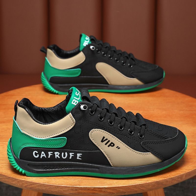 Men's shoes Forrest Gump shoes 2025 fall new style with a slip-on lazy shoes men's trend thick sole sports casual board shoes