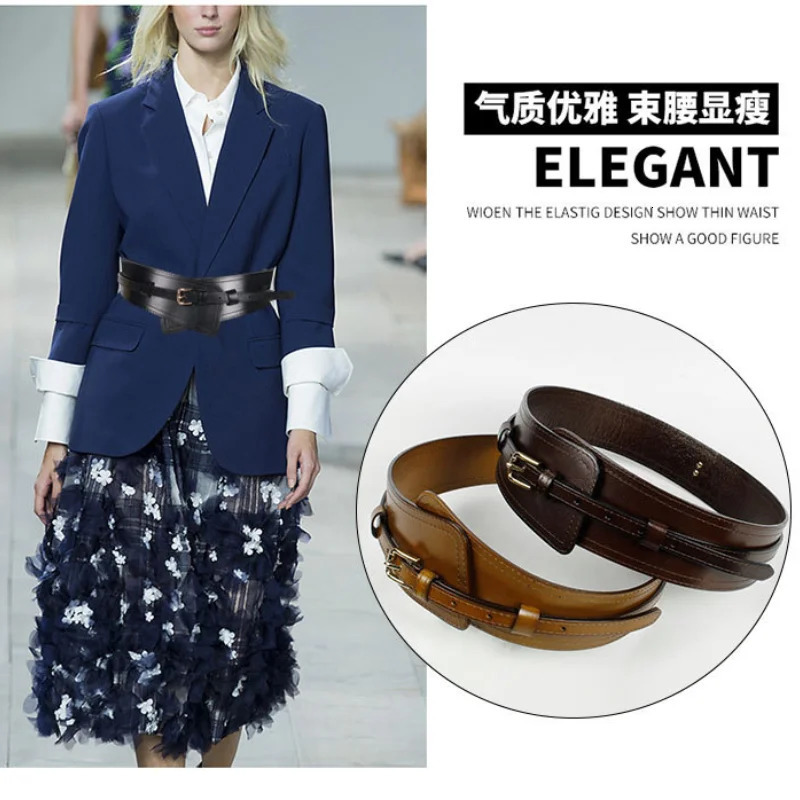 Womens High Quality Womens Decorative Full Match Belt Detachable Dual Use Belt Womens er Belt 241220