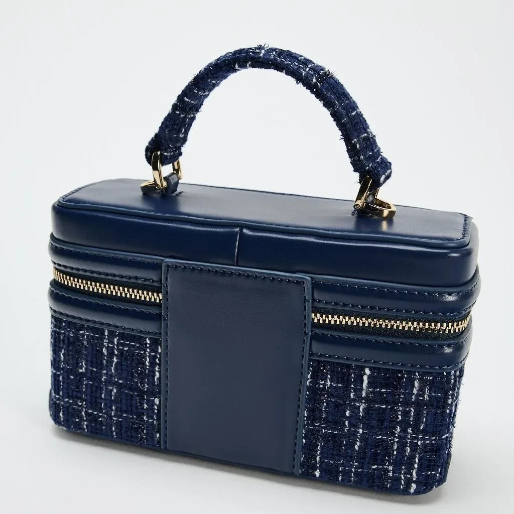 New retro wool box handbag designer women s diagonal shoulder bag new square chain handbag for women bag