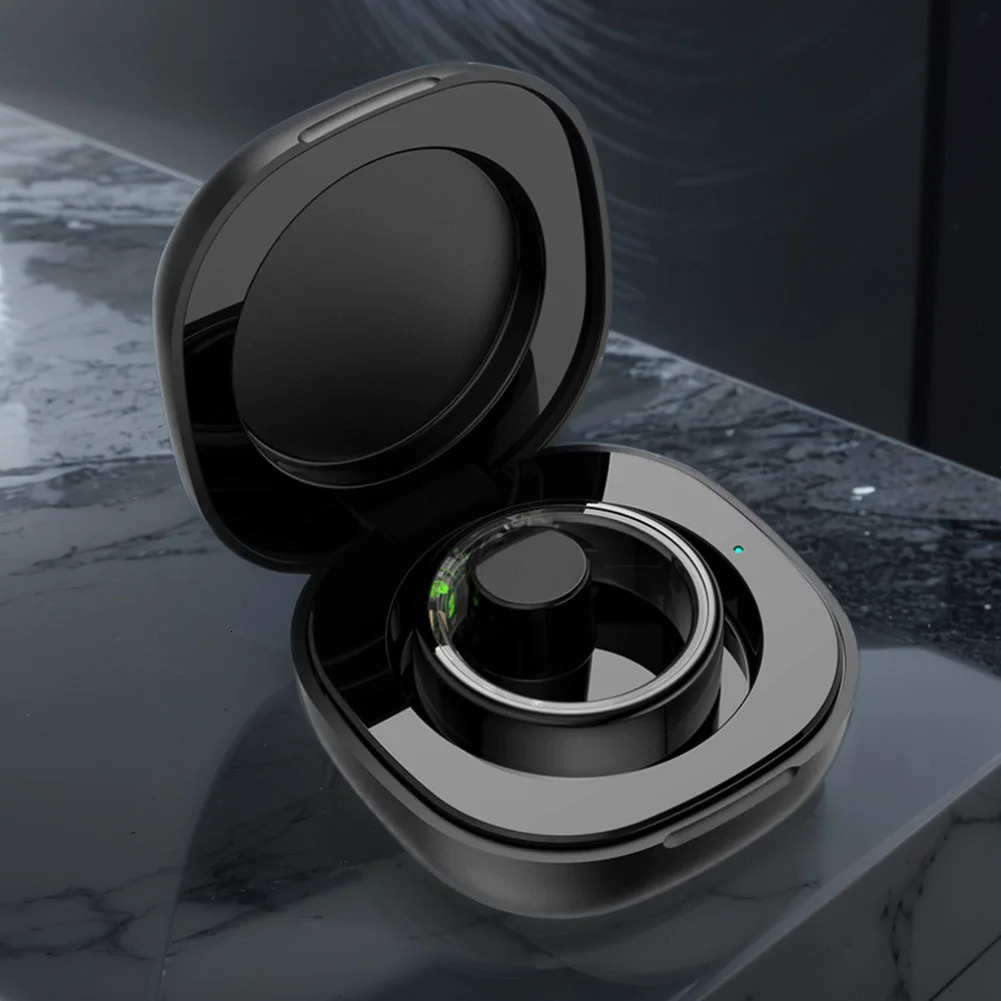 For R02/R03/R06 Smart Ring 200mAh Wireless Charging Case Dock Replacement Charger Case Cradle Dock Station Wireless Charger Case 241220