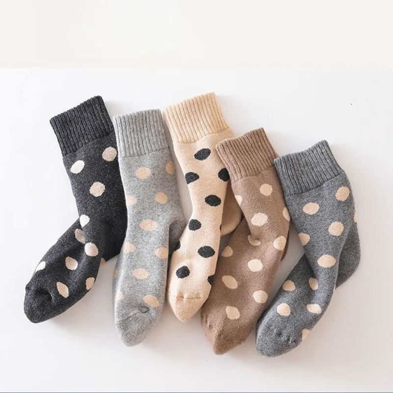 5 pairs of millions of dollars worth of winter childrens socks for girls cute point bear fur loops soft hoses for children warm wool pads on tube sock