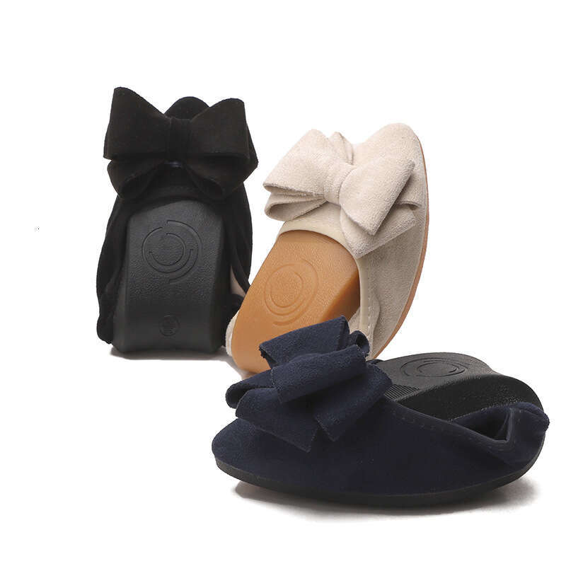Spring And Autumn New Large Soft Fabric Surface Shallow Mouth Pointed Bottom Flat Heel Work Single For Anti Slip Pregnant Women's Shoes