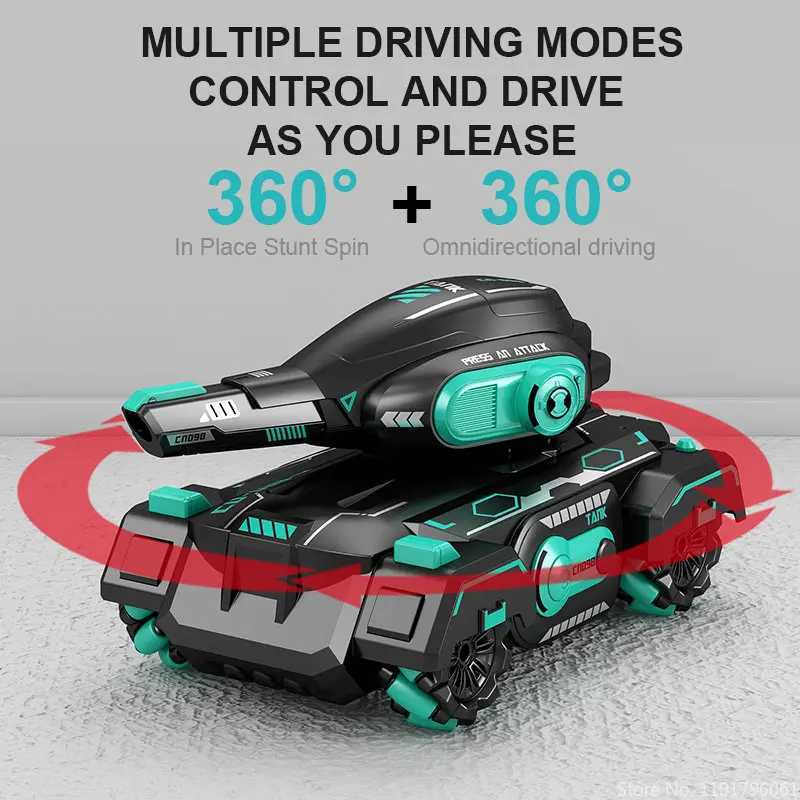 Innovative Gesture Commanding Mechanism: Child-Friendly Electric Ride-On War Machine w/ Spray Capability