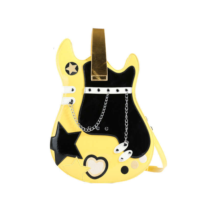 Personalized violin bag 2024 new Sen style soft girl fashion rivet trend single shoulder backpack PU