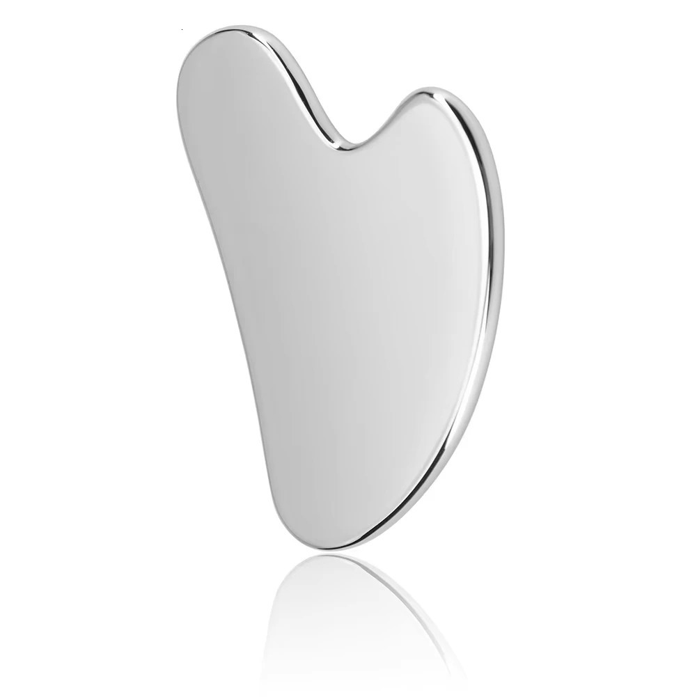 1 piece of stainless steel guasha scraper massager used for neck body massage tools skin care plate 241213