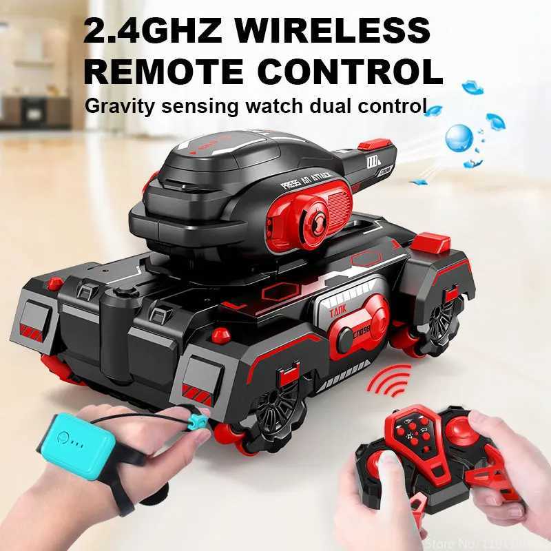 Innovative Gesture Commanding Mechanism: Child-Friendly Electric Ride-On War Machine w/ Spray Capability