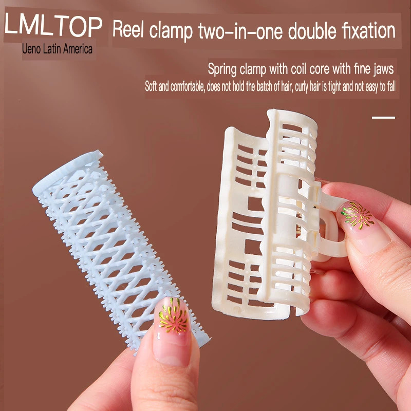 Latin Curl Bobby pin Three plastic rollers Hair tools Hair rollers 241220