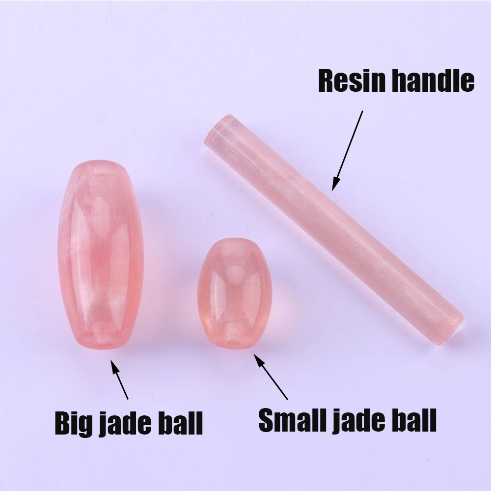 Roller Massager Rose Quartz Resin Slimming Lift Beauty Care Massage Tool DirectWholesale Skincare 241213