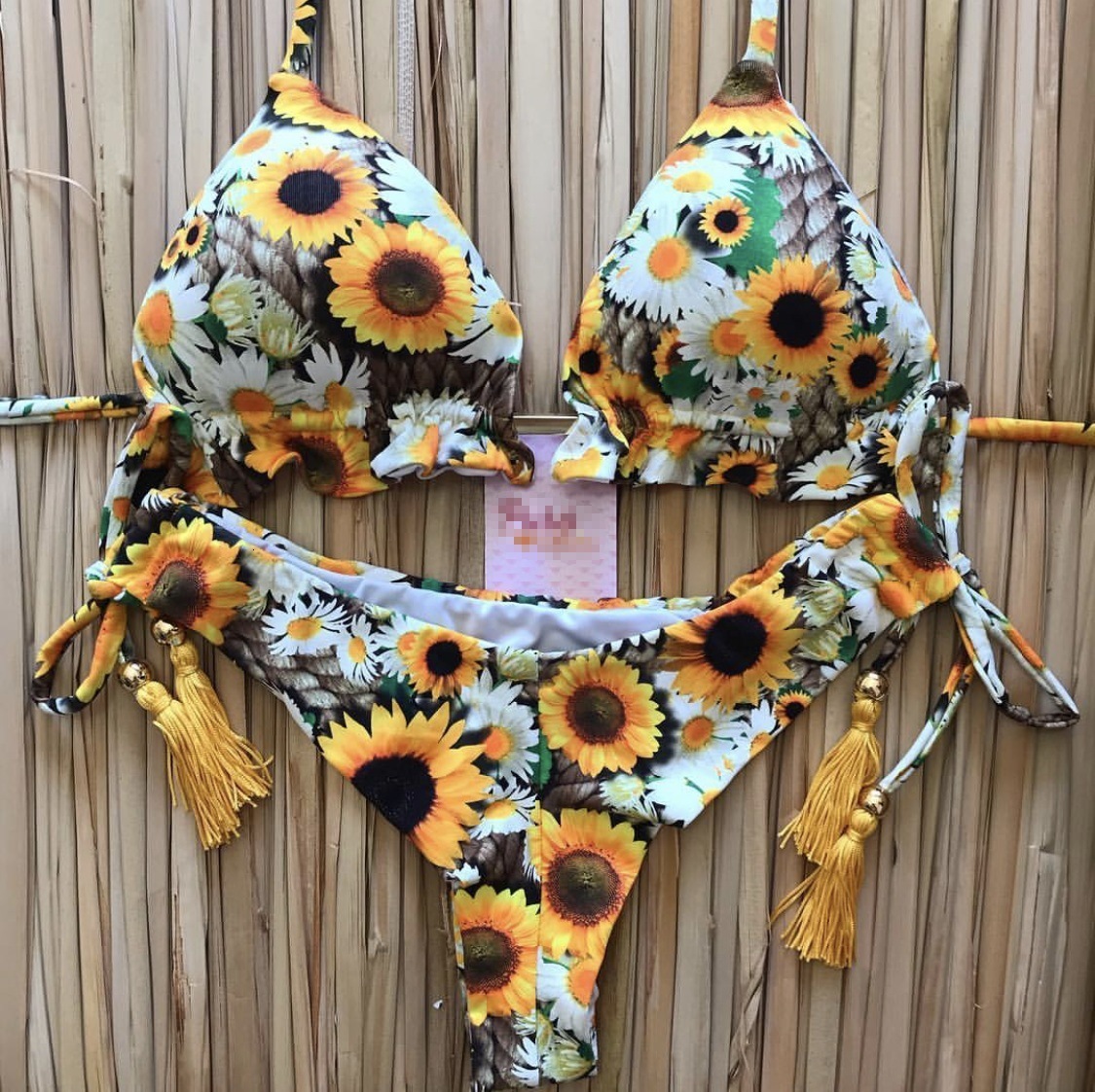 Sexy Bikini Backless Designer Swimsuit Beach Mini Bikini Fashion Print Multi-color Push Up Women's Swimsuit Bath Bikini
