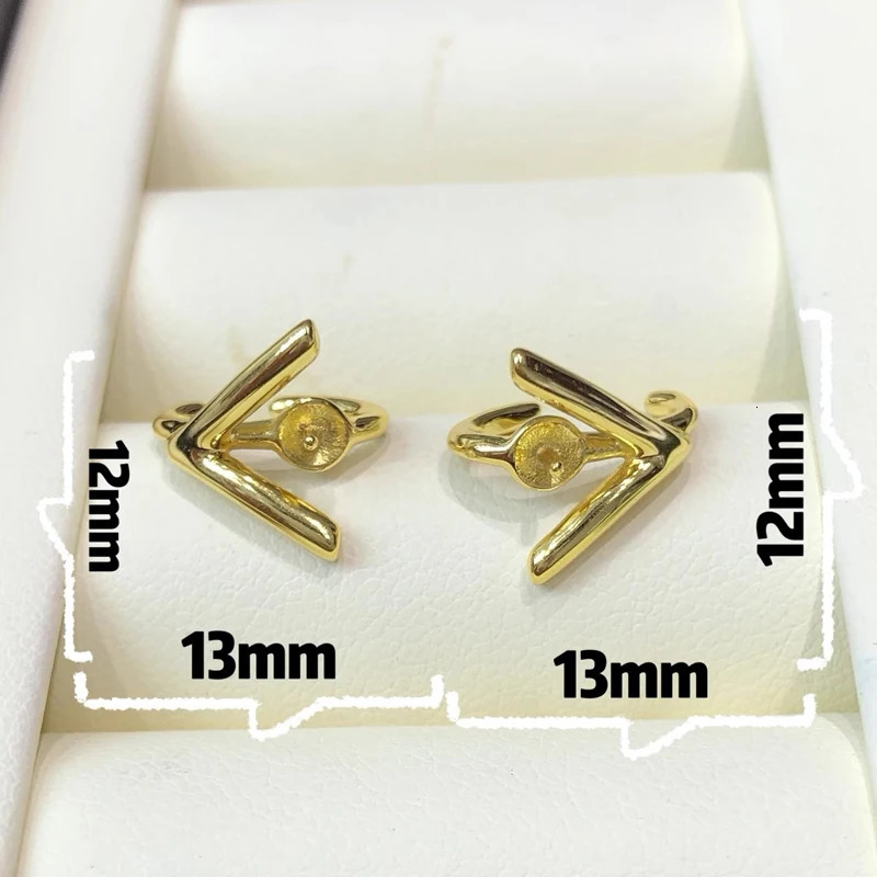 MeiBaPJ DIY 925 Silver Holder 8mm Natural Round Pearls Fashion Clip Earrings Fine Wedding Jewelry for Women 241220