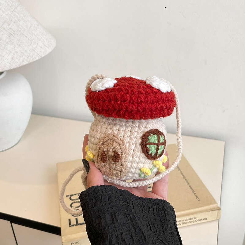 Cartoon Cute Plush Mini Mushroom Women's Bucket 24 Autumn/Winter New Exquisite Single Shoulder Crossbody Bag