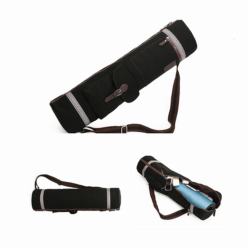 1Pc portable outdoor yoga mat bag gym fitness exercise dance Pilates mat storage bag 241220