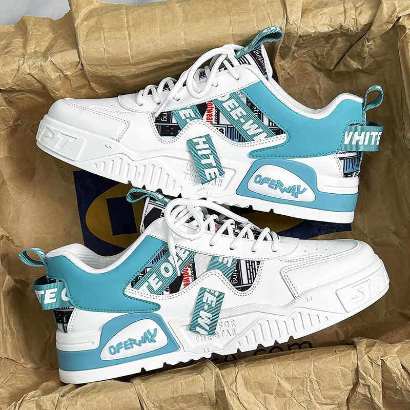 Men's shoes 2025 spring new youth breathable niche trend all casual board shoes within increasing sports shoes