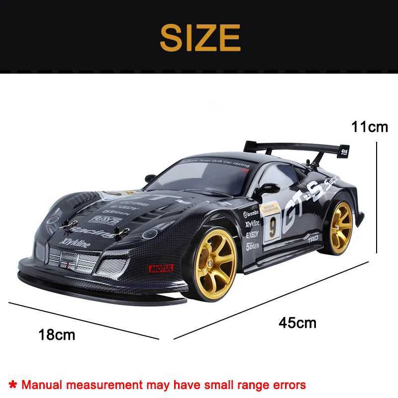 Rc Drift Toy Car With Remote Control Fast Quali High Speed 1/10 70km/H 40km/H 4x4 Helectric Car for Adult Boy Kid GiftXJ241221