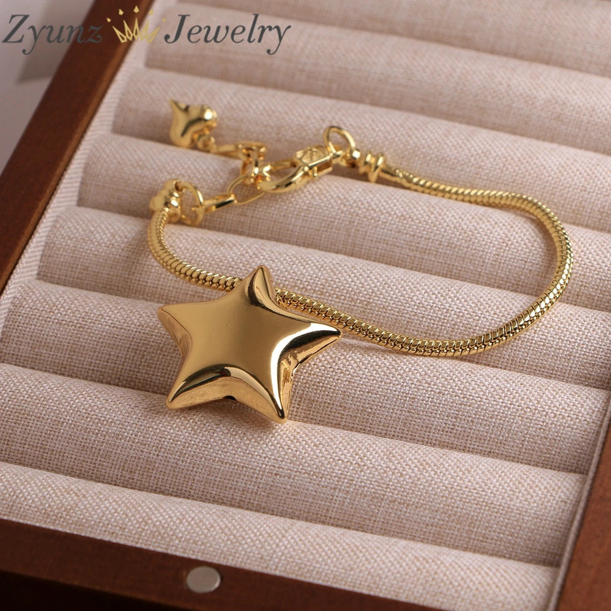 5PCS Punk Gold Color Bracelet Heart Star Snake Chain Bracelets Female Jewelry Gifts 241220