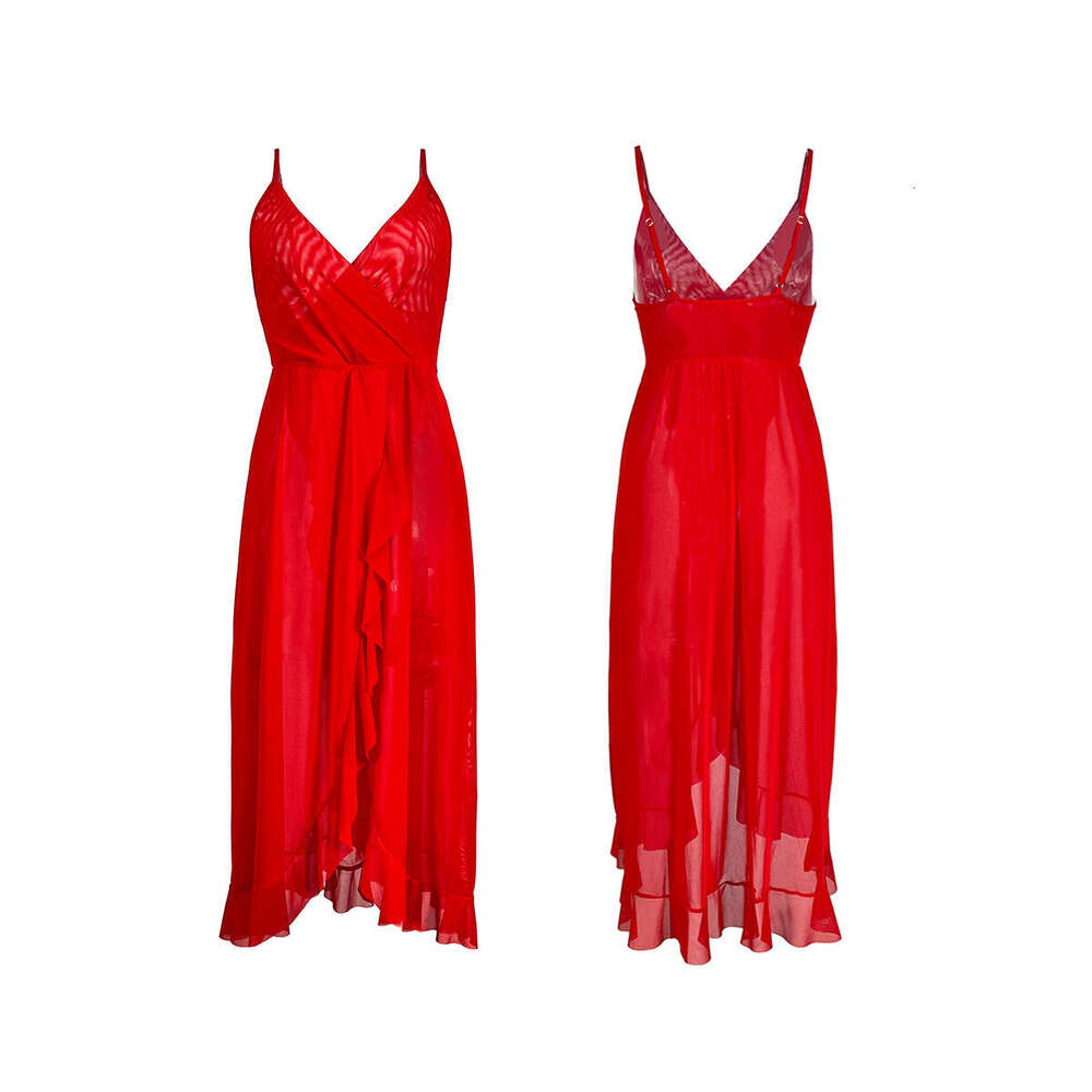 gerie European American nightclubs sexy V-neck backless sleeveless suspender dress manufacturer wholesale 683 2024 new style chic and elegant clothing