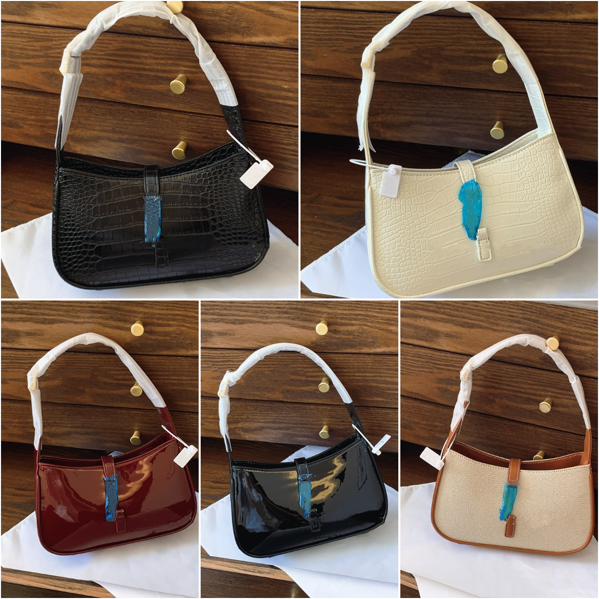 Designer clutch handbags Envelope Genuine leather caviar bags wallet on chain purse fashion lady shoulder bag women handbag vintage card holder purse