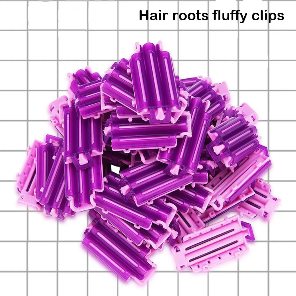 1 Bag ABS Women Hair Curler Foldable Girl Hairstyling Curlers Accessories 241220