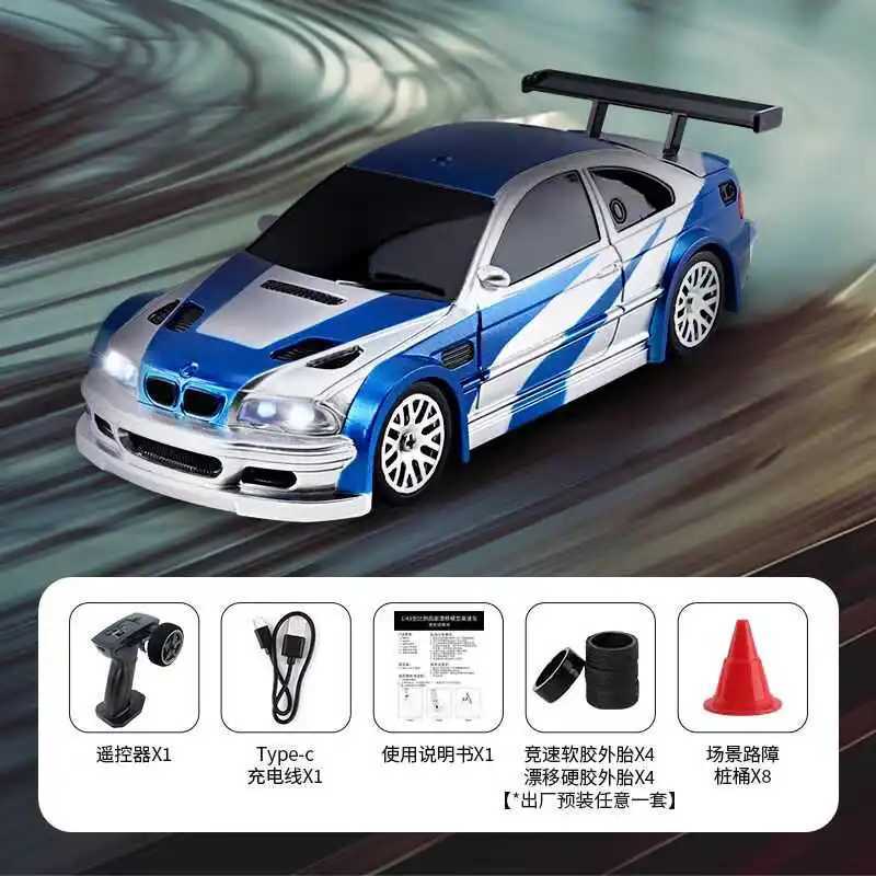 Wireless Remote Control 1 43 Mini 4wd Drift Remote Control Car Full Scale Professional Rc Racing Boy High Speed Remote VehicleXJ241221