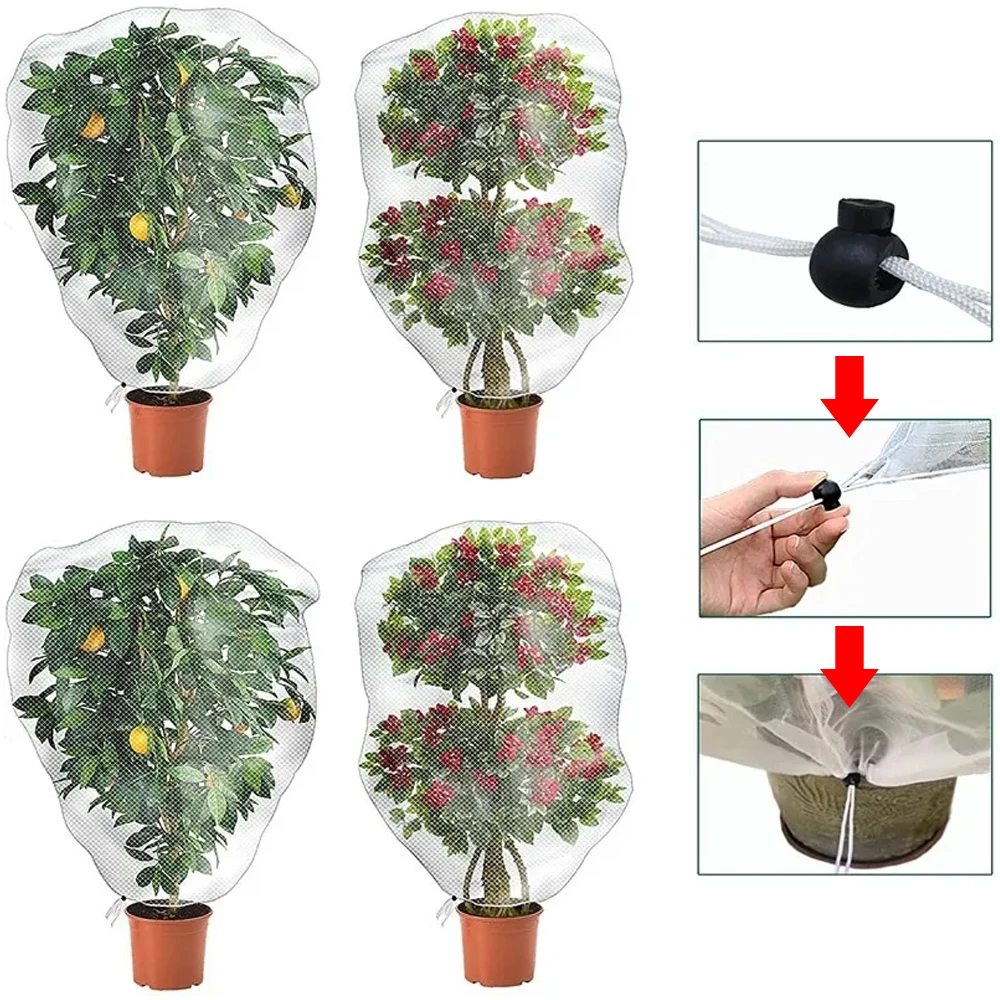 New Plant Protection Bag Cover Netting Mesh for Fruit Vegetable Tree Strawberry Grapes Pest Control Anti-Bird Gardening Tools