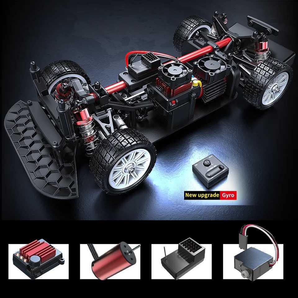 1/14 MJX 14303 Rc Drift Car 2.4G High Speed Drift Rally Truck Hyper Go Brushless 4WD Off-Road RC for Adults for Kids ToysXJ241221