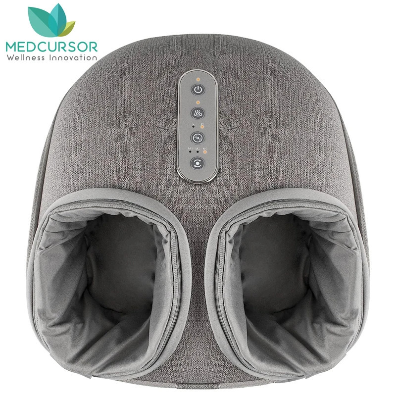 Medcursor Foot Massager Heat Treatment Adjustable Finger Pressure Deep Knee Roller Muscle Relaxation Pain Relief Home Office 241213