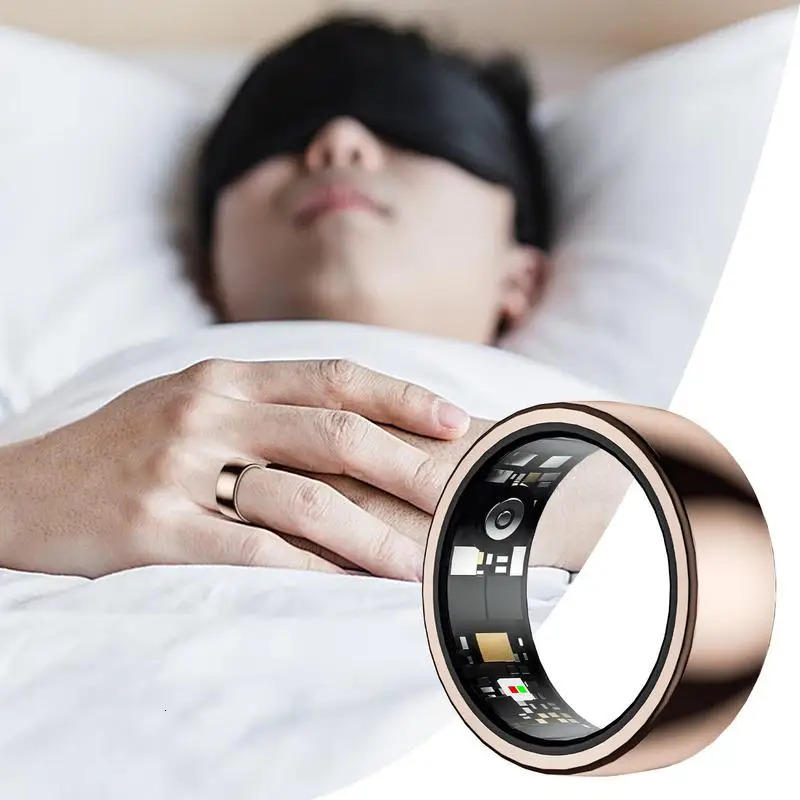 Ring Smart Sleep Monitoring Ring Health Ring For Women Men Waterproof Heart Rate Sleep Monitor Ring Portable Smart Ring 241220