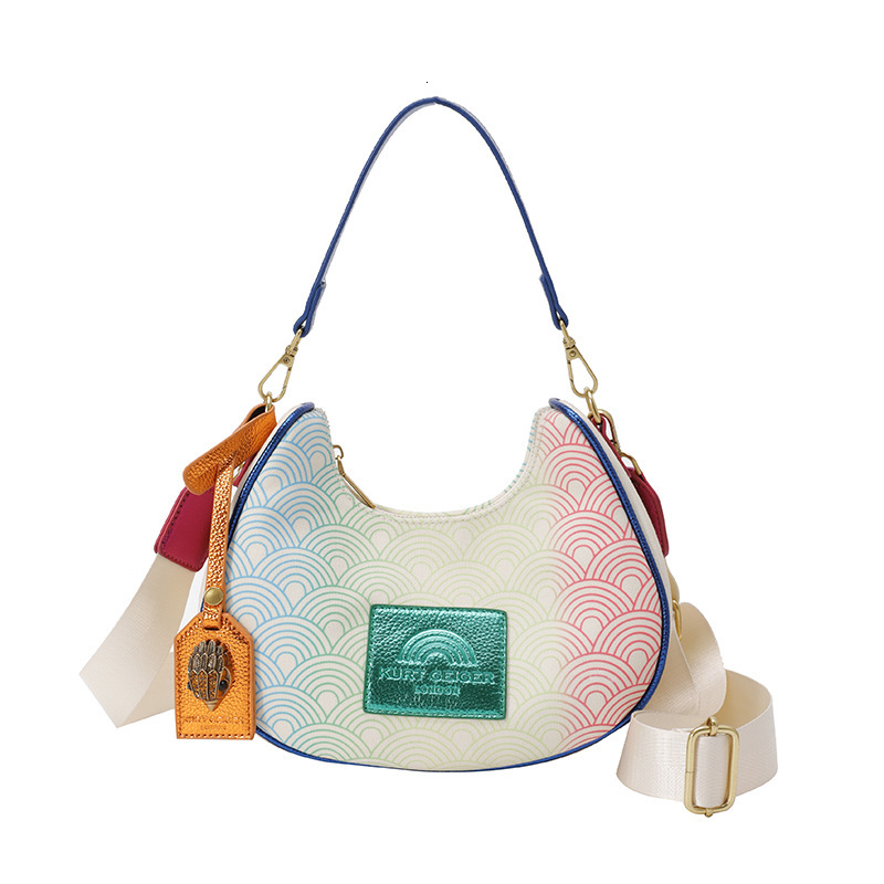 Bag 2025 Women's Bags, Niche, High-End, Personalized Gradient Color, Single Shoulder, Underarm Bag, Dumpling Bag