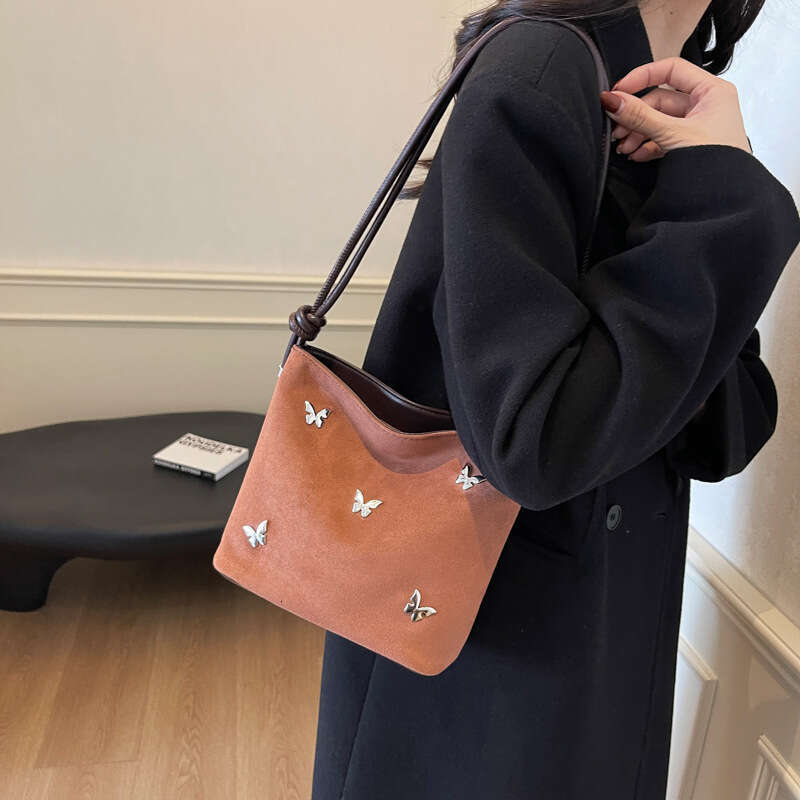 Korean Instagram Trendy Versatile Tote New Cute Girl Class Shoulder 2024 Commuting Women's Bag