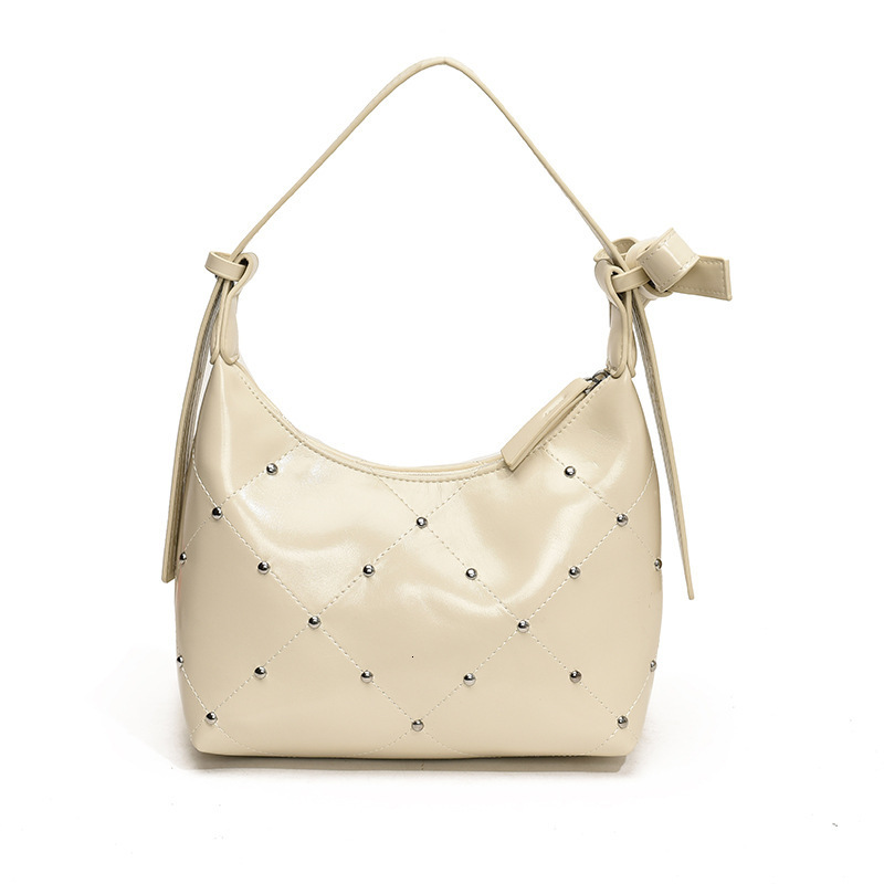 Bag Bright Face Fashion Women, Korean Version, Trendy And Versatile Shoulder Bag, 2024 Summer New Item, Niche Texture Armpit Bag For Women