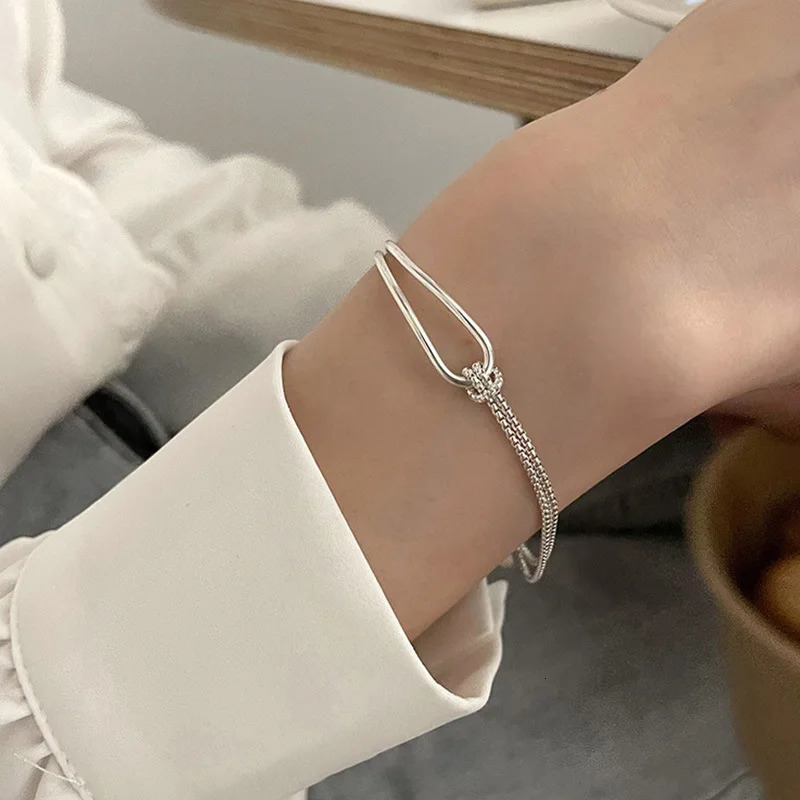 Minimalist Dozen Chain Wristband Bracelet Women South Korea Special-Interest High-Grade Jewelry 241220