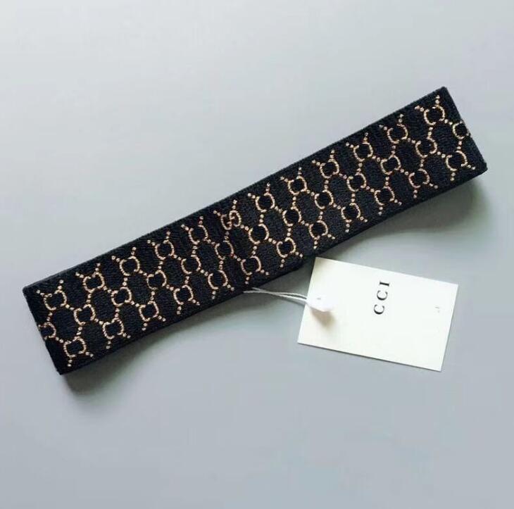headband designer headband sports Fitness headband knit Running Gym Sport Wash Hair Ring Wide Luxury Hair Bands girls women