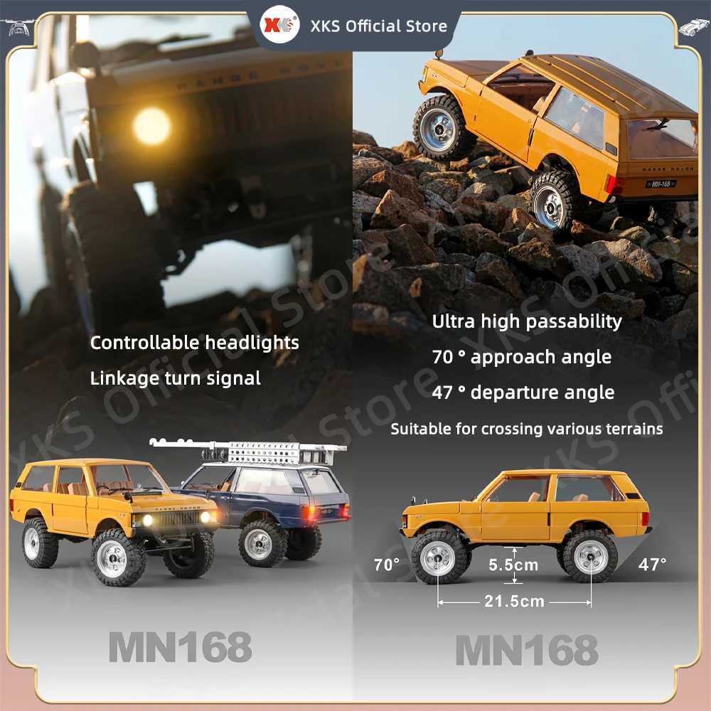 MN168 RC Car 1 12 Full Scale RTR Version MN Model 2.4G 4WD 280 Motor Proportional Off-Road RC Remote Control Car for Boys GiftsXJ241221
