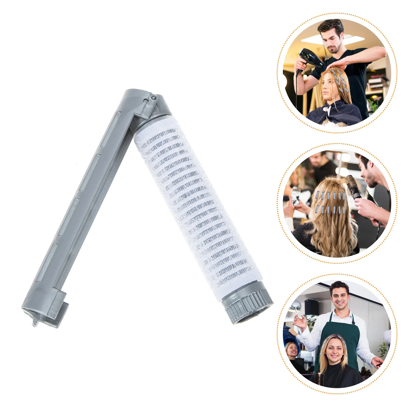 20 Pcs Hair Curlers Rollers Clips for Short Root Perm Salon Self Grip Holding Plastic 241220
