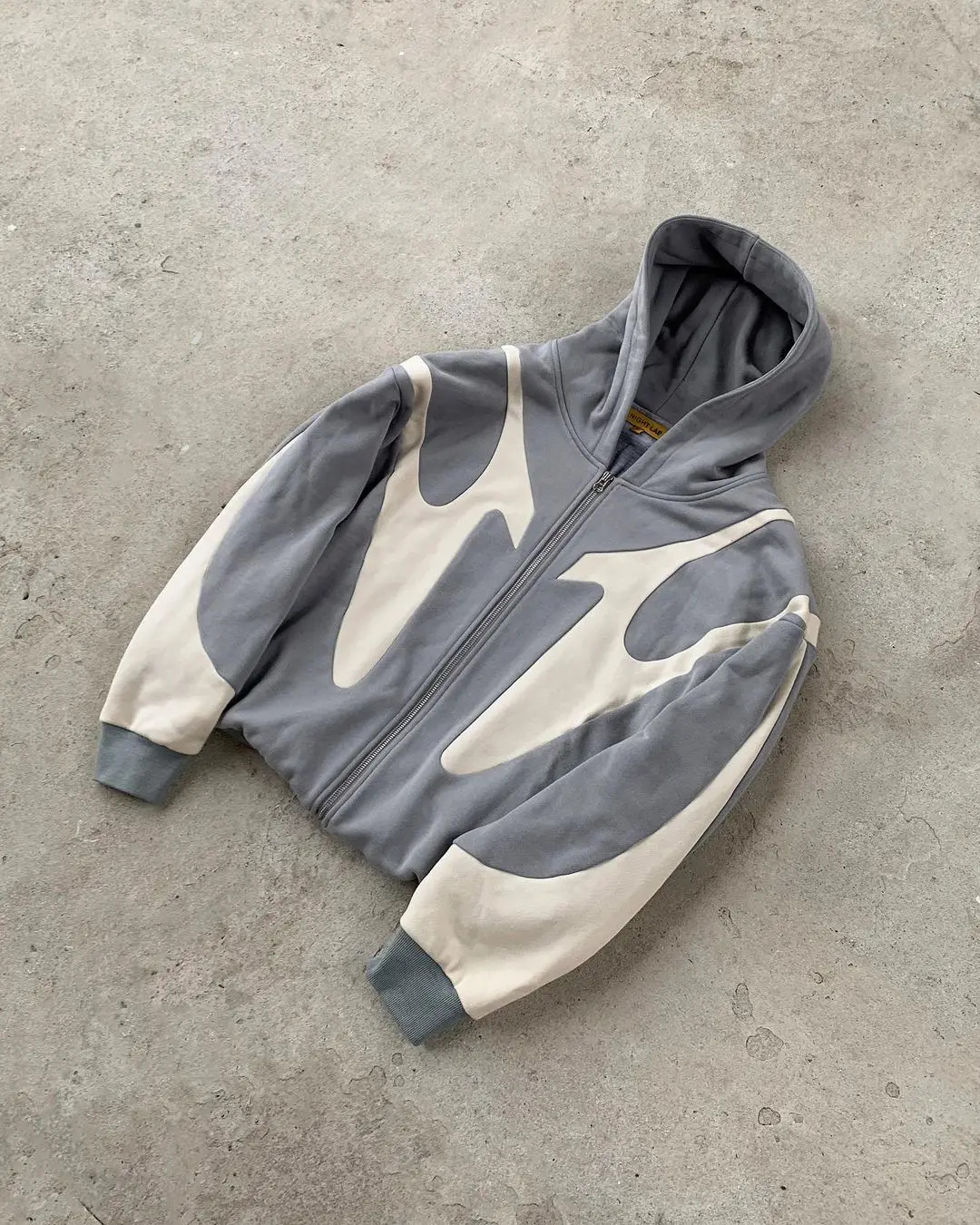 Y2k Zip Up Hoodie Fall/Winter American Fashion Material Retro Hoodies Sweatshirt High Street Pullover For Men And Women