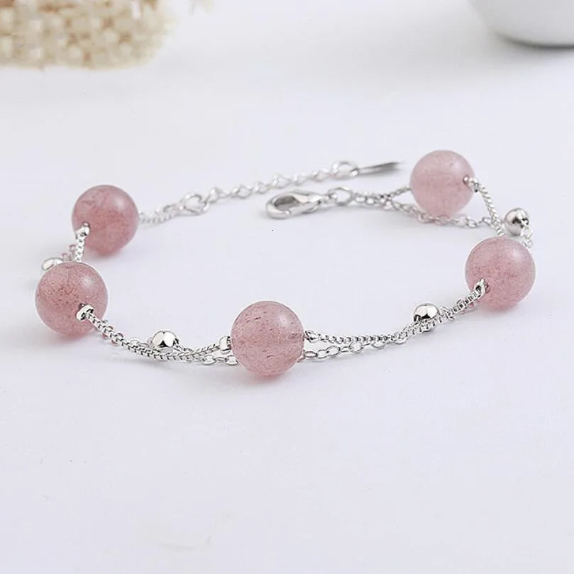 top grade strawberry crystal bracelet town shop treasure crystal anti - fatigue -selling bracelet 241220