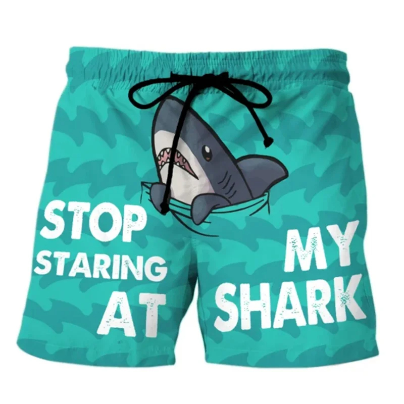 Fun Fruit Banana Pattern Beach Men's Shorts Hip Hop Animal 3D Printing Designer Shorts Vacation Surfing Men's Swimming Shorts