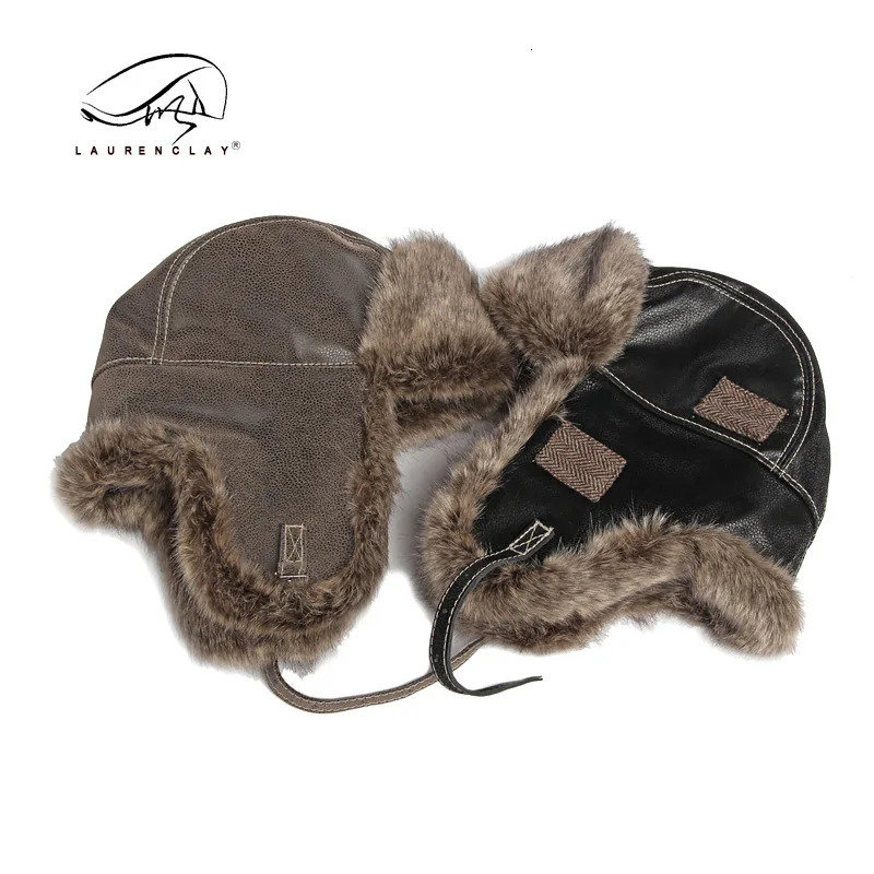 Northeast hat mens winter earmuffs thunder wind hat leather outdoor riding motorcycle earmuffs protective lead hat for women 241220