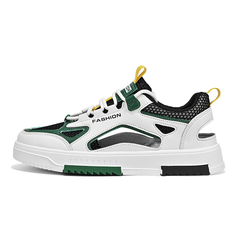 2025 spring and summer new trend men's shoes casual sports shoes to increase breathable shock absorption anti-slip wear shoes