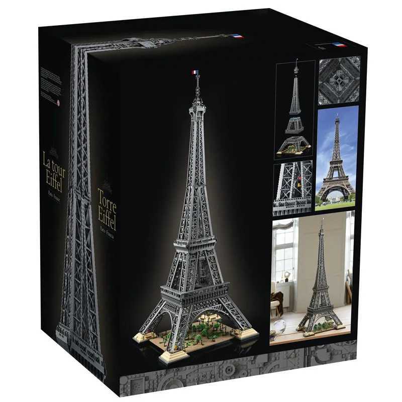 Blocks 10001 Pcs Large Eiffel Tower Building Blocks Bricks s Birthday Christmas Gifts Toy Compatible 10307 10181 17002 In Stock S2412211