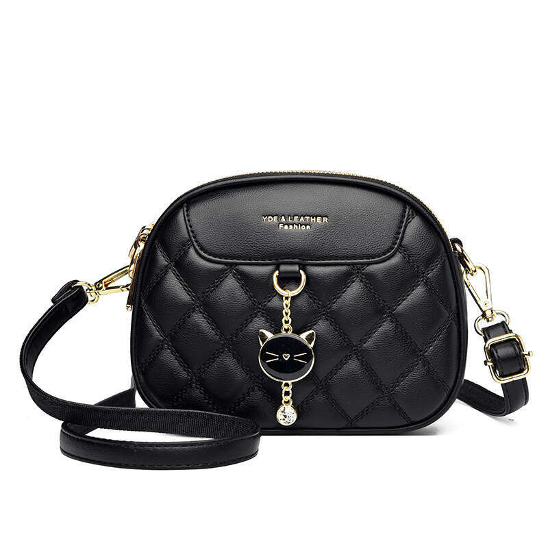 Women's 2023 New Trendy and Fashionable Square Lingge Versatile Crossbody Summer Fresh One Shoulder Small Bag