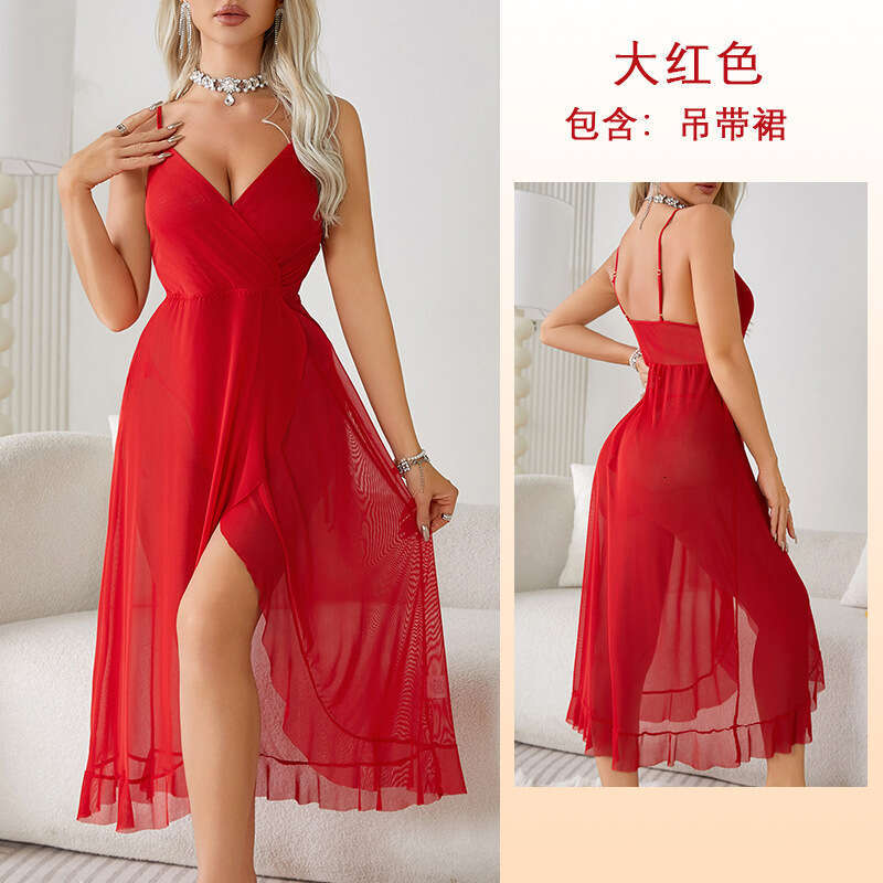 gerie European American nightclubs sexy V-neck backless sleeveless suspender dress manufacturer wholesale 683 2024 new style chic and elegant clothing