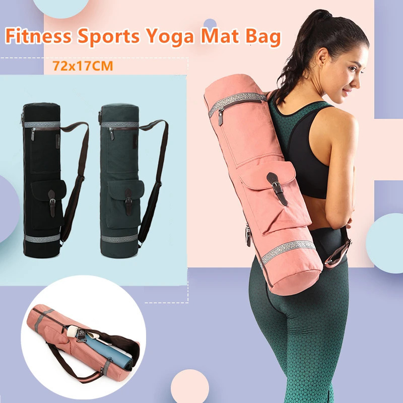 1Pc portable outdoor yoga mat bag gym fitness exercise dance Pilates mat storage bag 241220