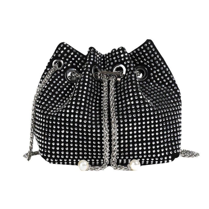 Free shipping 2025 new Single Shoulder Bag Fashion womens Single shoulder chain diamond crossbody bag commuting bag