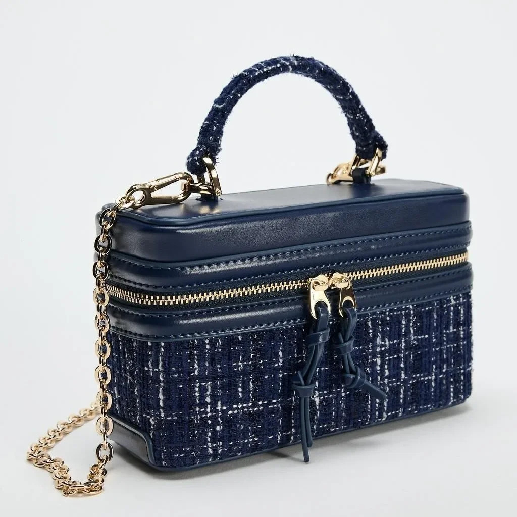 New retro wool box handbag designer women s diagonal shoulder bag new square chain handbag for women bag