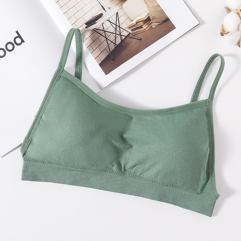 Seamless Tube Top Bras Women Backless Nonwire Underwear Female Sexy Lingerie Women Crop Tops Removable Pad Bralette Sports Top