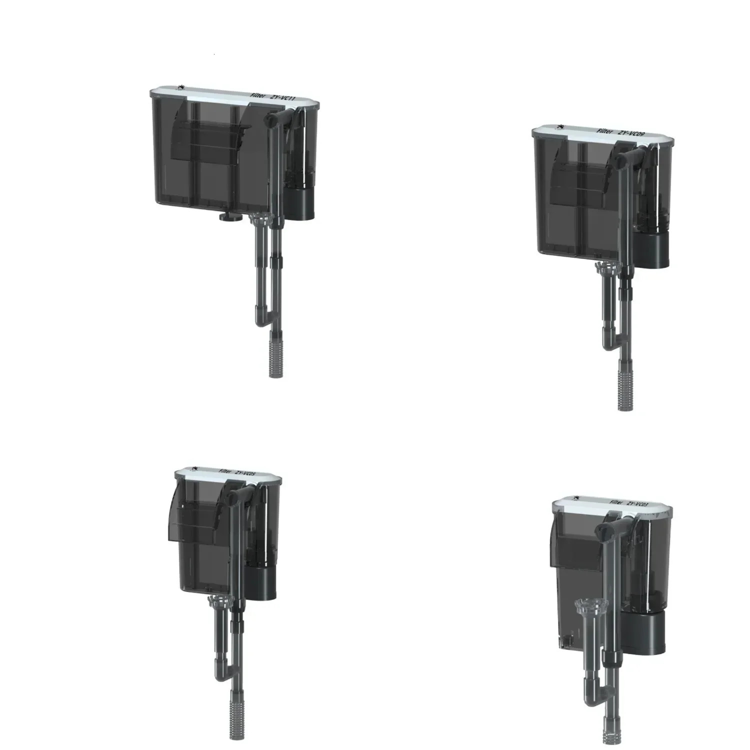 110V 220V wall mounted filter three in one external fish tank circulation pump for small and medium-sized aquarium waterfall oxygen 241218