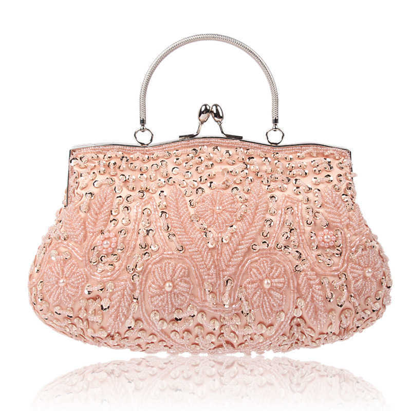 Rare Handmade Bag Pearl Embroidered Dress Bag Clutch Bag Dinner Bag Multicolor Available Womens Tote Bags 240920
